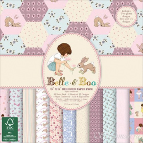 Набор бумаги "Belle & Boo" 12 листов