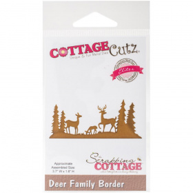 Нож для вырубки Deer Family Border от Cottage Cutz