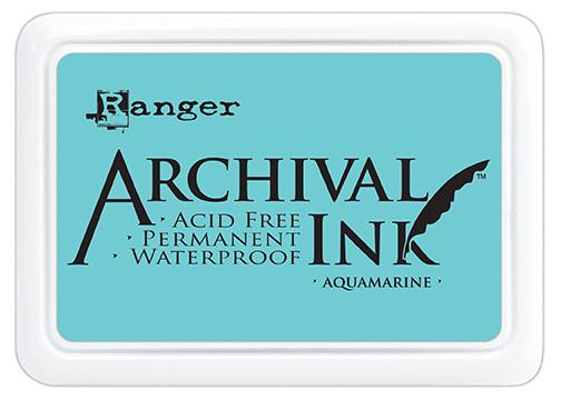 Штемпельная подушечка "Aquamarine" Archival Ink от Ranger