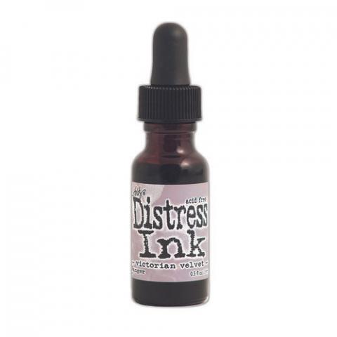 Заправка для штемпельной подушечки Distress Ink "Victorian Velvet" от Ranger