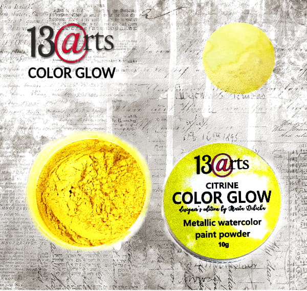 Сухая краска Color Glow Citrine 10гр