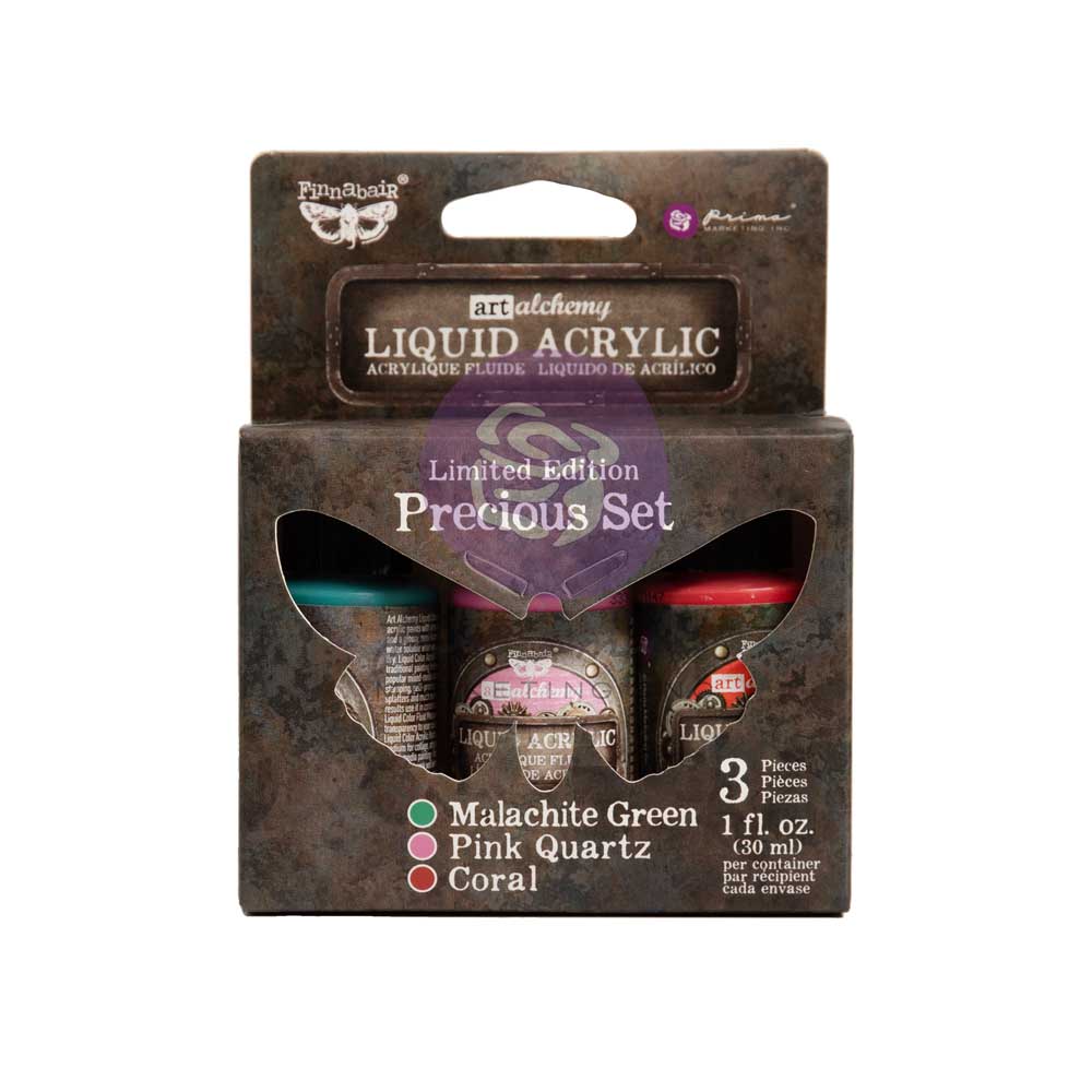 Набор красок Art Alchemy Liquid Acrylic Драгоценный (PRECIOUS) от Prima Marketing от магазина ScrapMan.ru