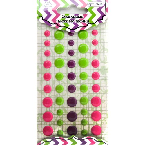 Эмалевые клеевые точки