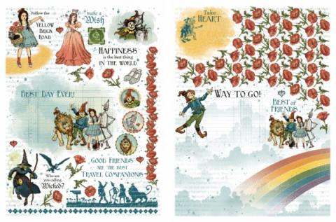 Набор натирок Волшебник страны Оз "Wonder of Oz" от Graphic 45