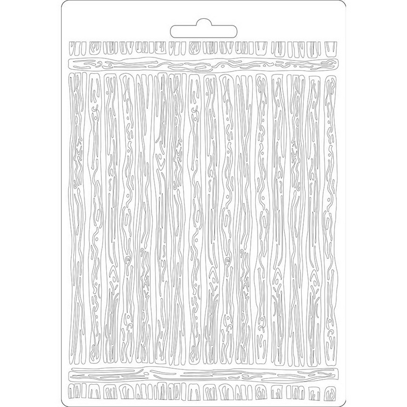 Молд пластиковый Wood, формат А5, Stamperia 