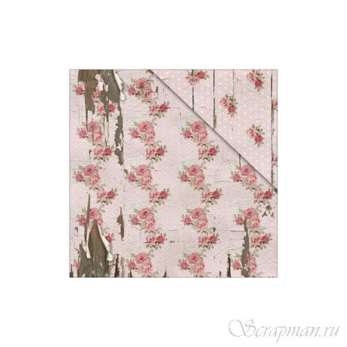 Бумага "Lattice Rose" из коллекции  Shabby Rose