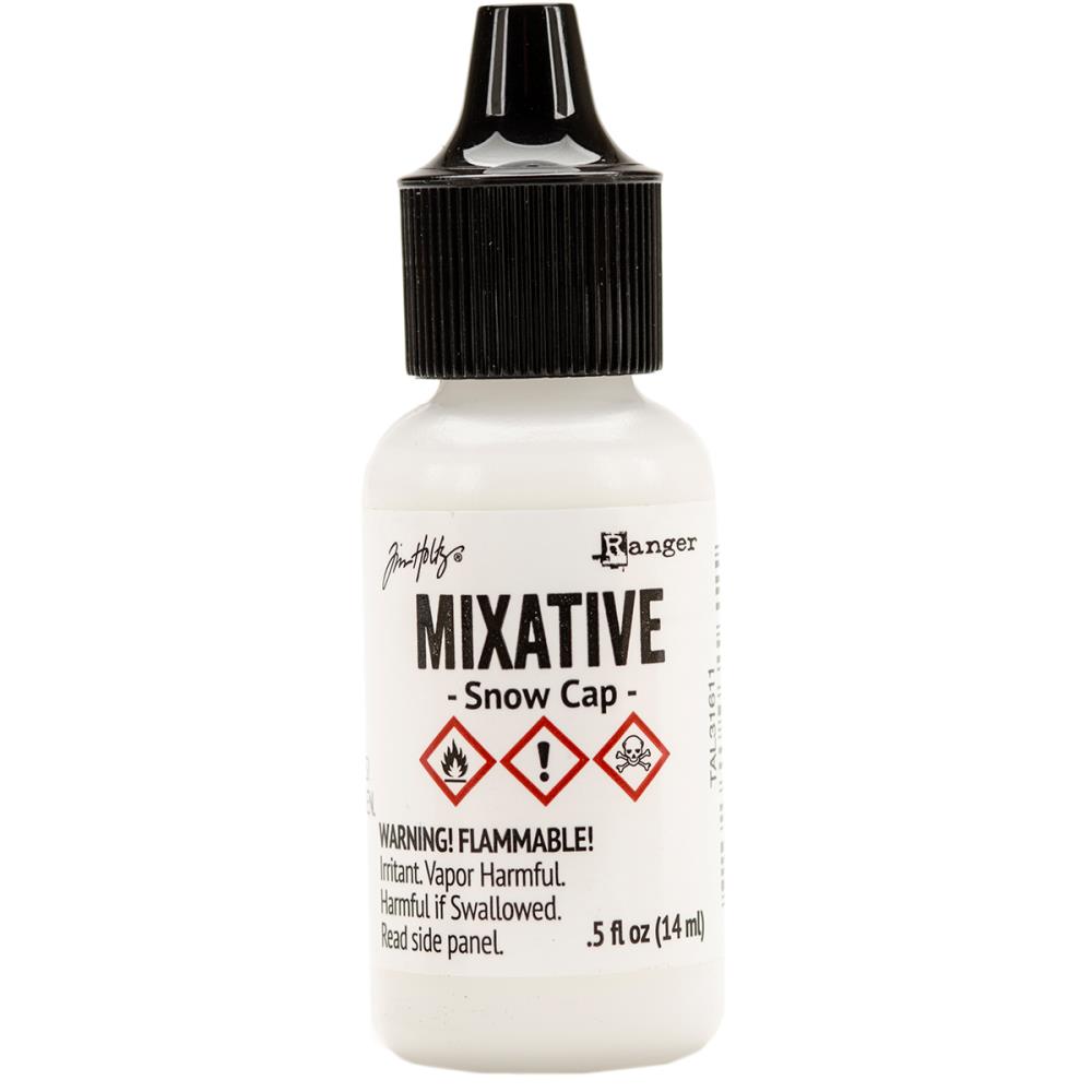 Алкогольные чернила Mixatives цвет Snow Cap от Tim Holtz