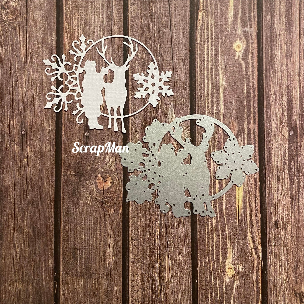 Нож для вырубки Санта и Олень от ScrapMan