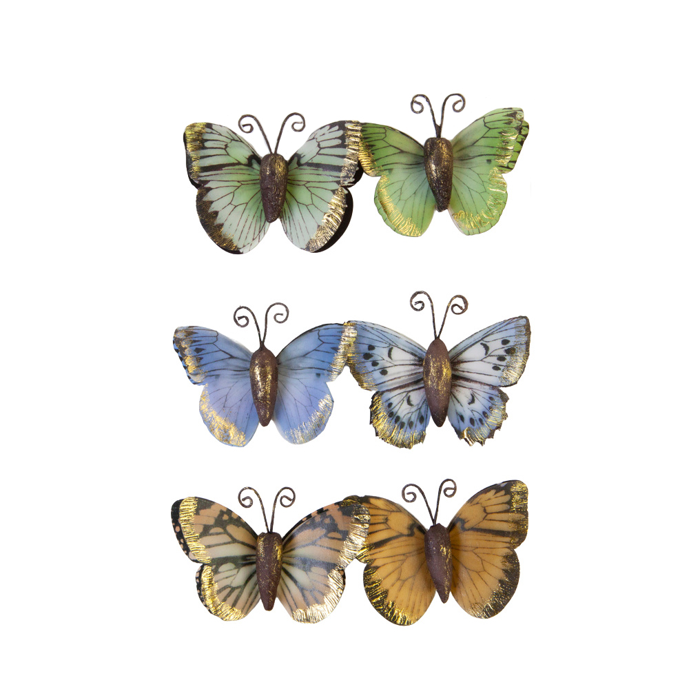 Набор бабочек 6 штук из коллекции "Nature Lover"