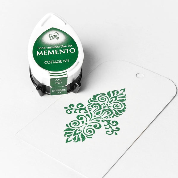 Штемпельная подушечка капля Memento Плющ "Cottage Ivy" от магазина ScrapMan.ru