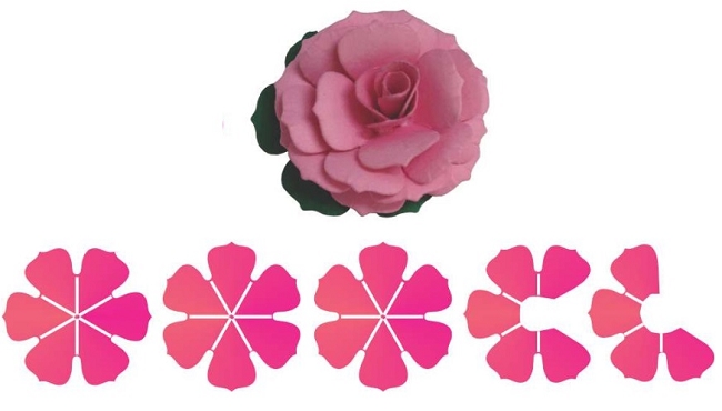 Нож "Small Gardenia" от Cheery Lynn Designs