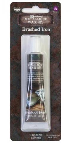 Восковая паста Art Alchemy Metallique Wax Brushed Iron (Матовое железо) 20мл от Prima Marketing