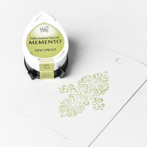 Штемпельная подушечка капля Memento "New Sprout"