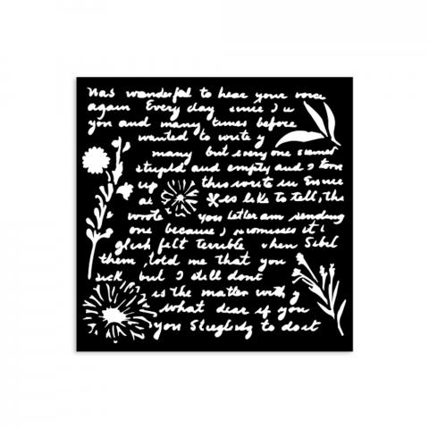 Трафарет Надписи от Stamperia