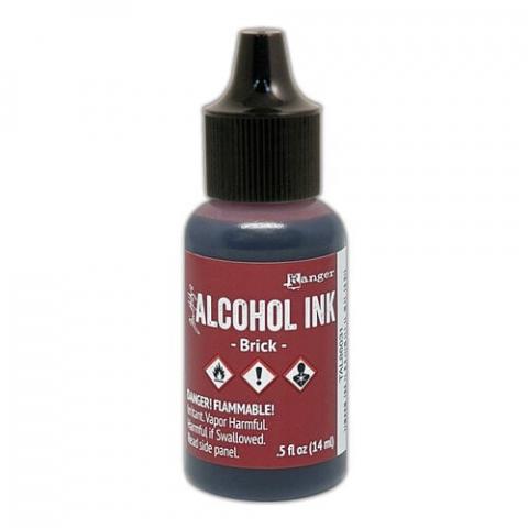 Чернила Alcohol Ink цвет Brick от Tim Holtz