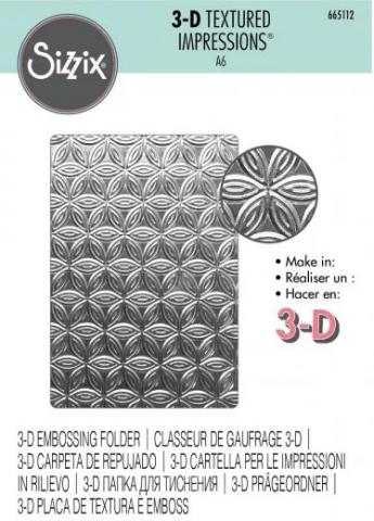 Папка для тиснения 3D "Pinwheel" от Sizzix
