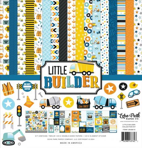 Набор бумаги (KIT) из коллекции Маленький строитель "Little Builder"