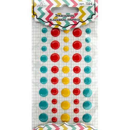 Эмалевые клеевые точки