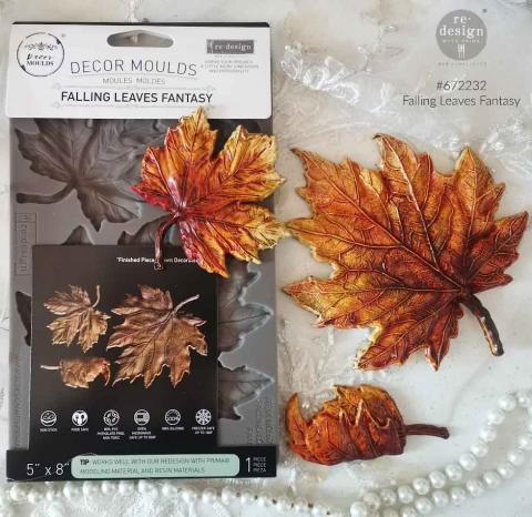 Набор молдов FALLING LEAVES FANTASY (Фантазия о падающих листьях) Prima Marketing