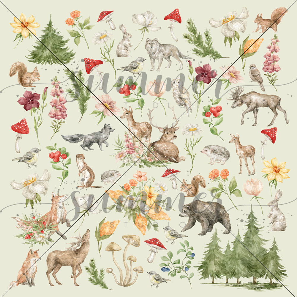 Лист с картинками из коллекции Spirit of nature