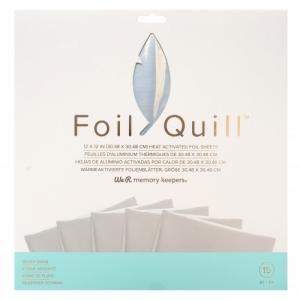 Набор фольги Foil Quill 15 листов Silver Swan от We R Memory Keepers
