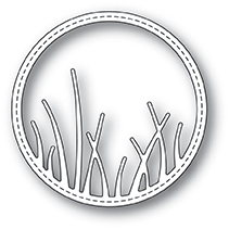 Нож для вырубки Grass Stitched Circle Frame от Memory Box