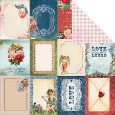 Бумага "Привлекательность" из коллекции Ключ к моему сердцу (Key to my Heart) от KaiserCraft