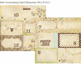 Бумага "Journaling Cards 2" из коллекции "Baby Steps"