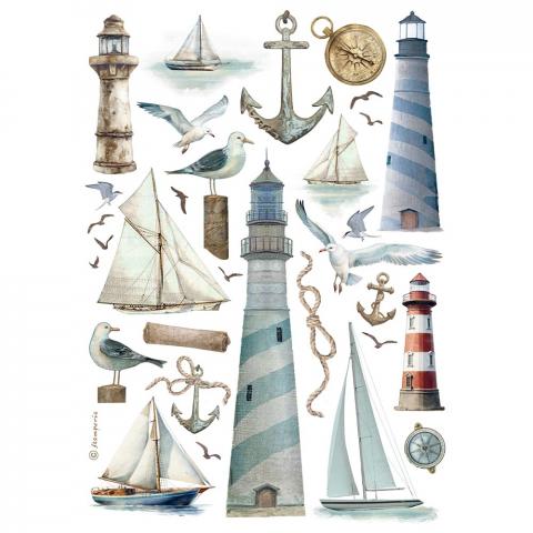 Бумага рисовая для декупажа А4 "Lighthouse" от STAMPERIA
