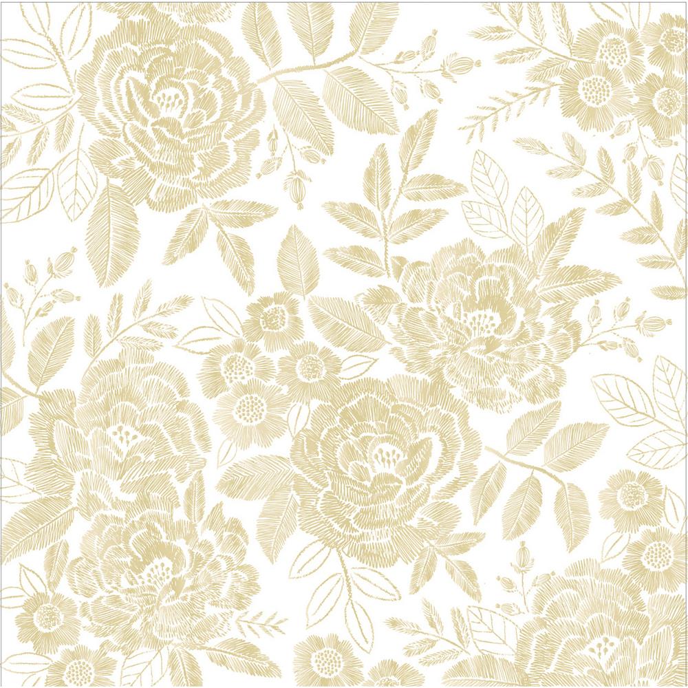 Лист веллума с золотым фольгированием "Floral"