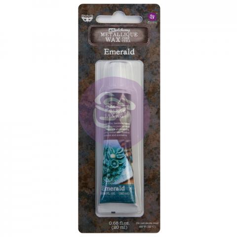 Восковая паста Art Alchemy Metallique Wax - "Emerald" 20мл от Prima Marketing