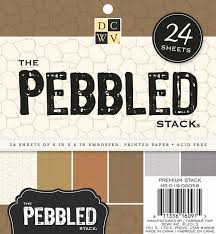 Набор бумаги "Pebbled" 12 листов