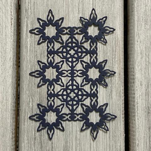 Нож Фон Калейдоскоп от ArtScrap