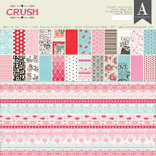 Набор бумаги из коллекции "Crush" 12 листов от магазина ScrapMan.ru