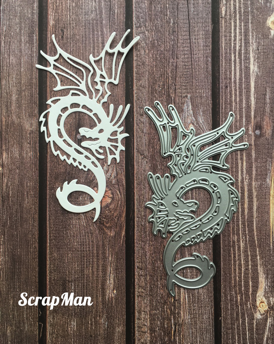 Нож для вырубки "Дракон-1" от ScrapMan