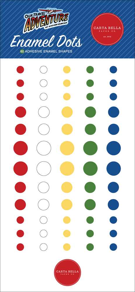 Набор дотс из коллекции "Our Travel Adventure"