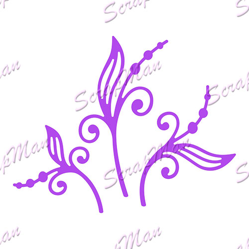 Набор ножей для вырубки "Набор веточек-2" от ScrapMan