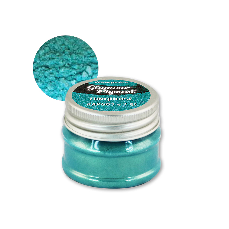 Пигмент Glamour Pigments Turquoise Stamperia 