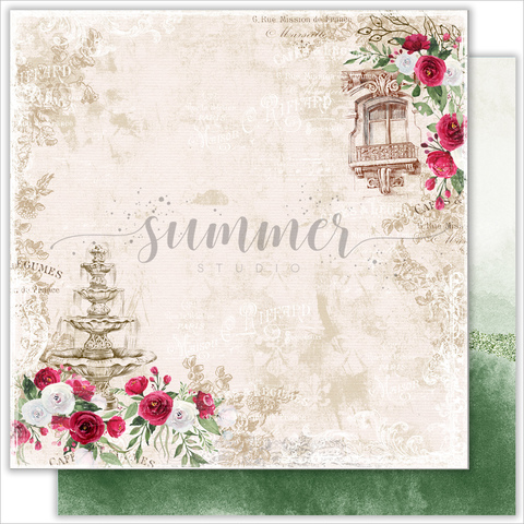 Бумага "Serenity garden" из коллекции Antique garden