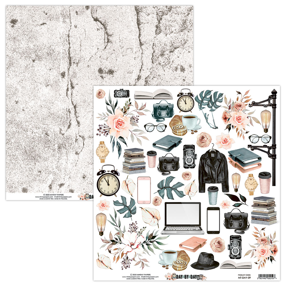 Лист бумаги из коллекции "Day by Day"