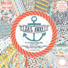 Набор бумаги "Sail Away" 16 листов
