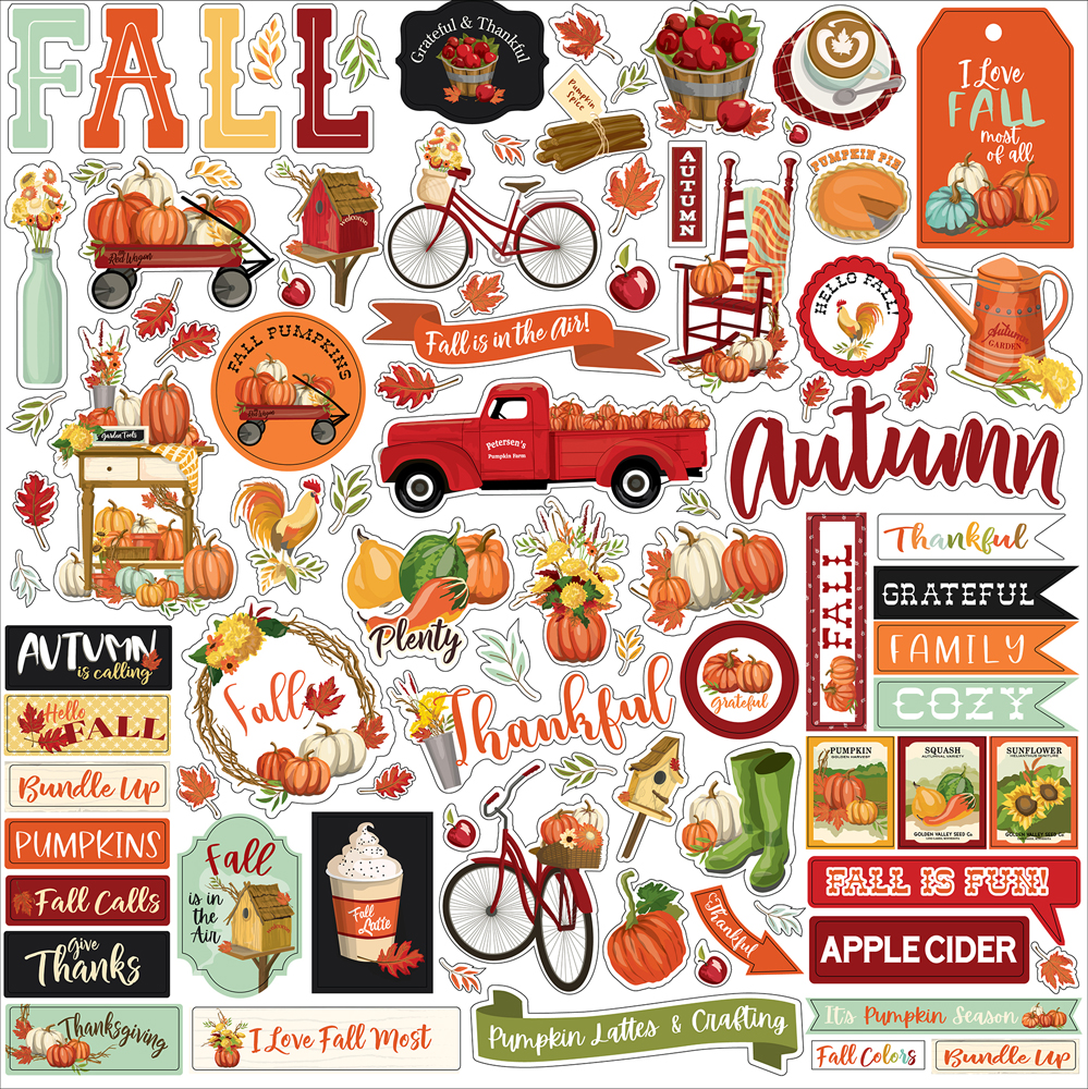 Набор стикеров из коллекции "Welcome Autumn"
