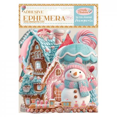 Набор самоклеющихся высечек CANDY CHRISTMAS Stamperia