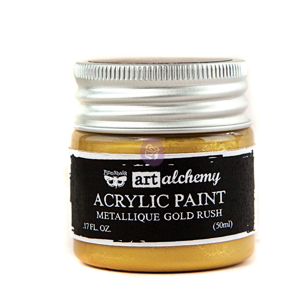 Акриловая краска Art Alchemy "Gold Rush" Metallique 50мл от Prima Marketing от магазина ScrapMan.ru