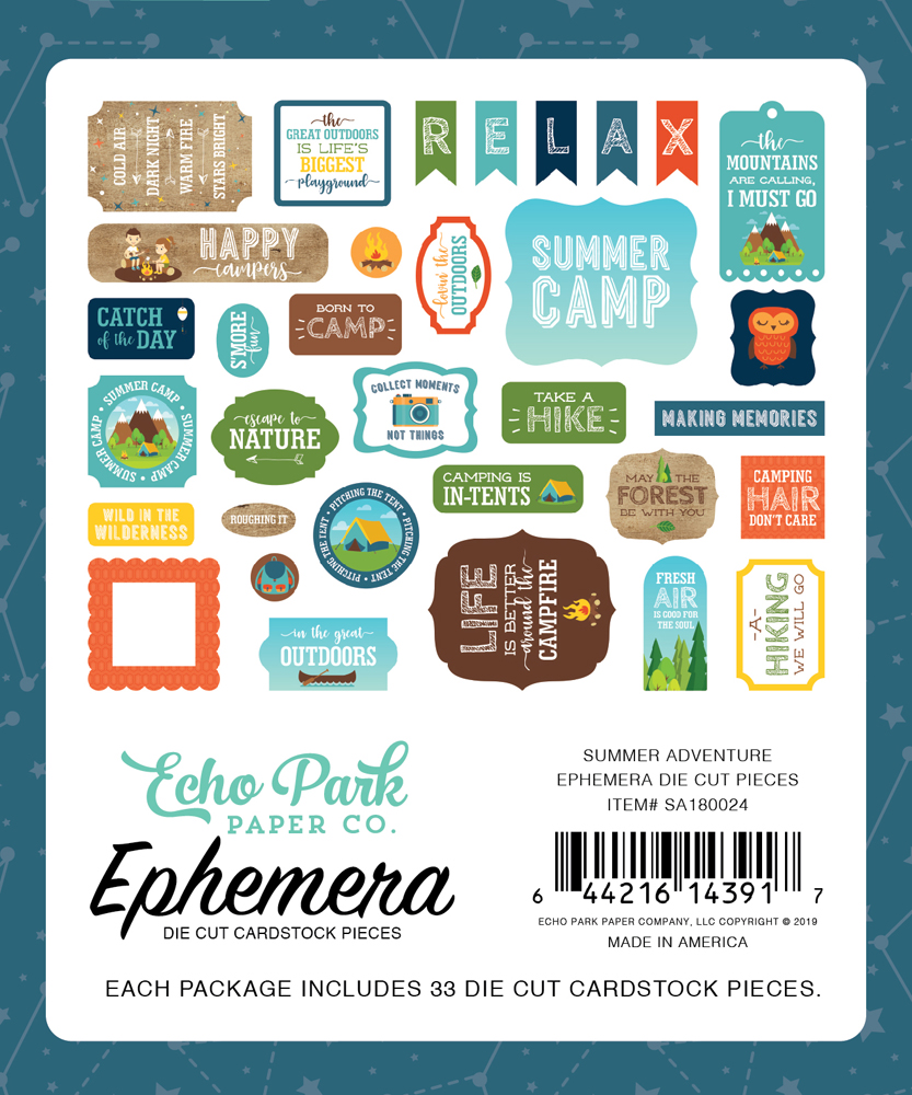 Высечки из коллекции "Summer Adventure"