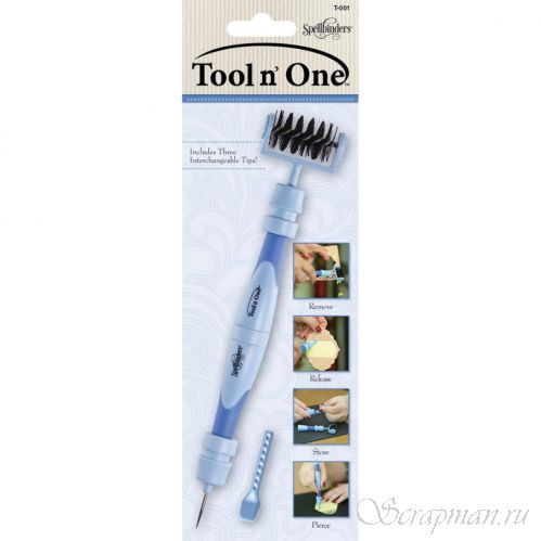Инструмент для очистки ножей от вырубки Tool 'n One от Spellbinders от магазина ScrapMan.ru