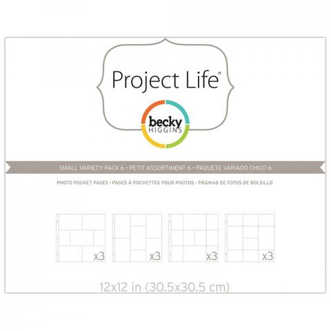 Набор файлов 12 штук Project Life 