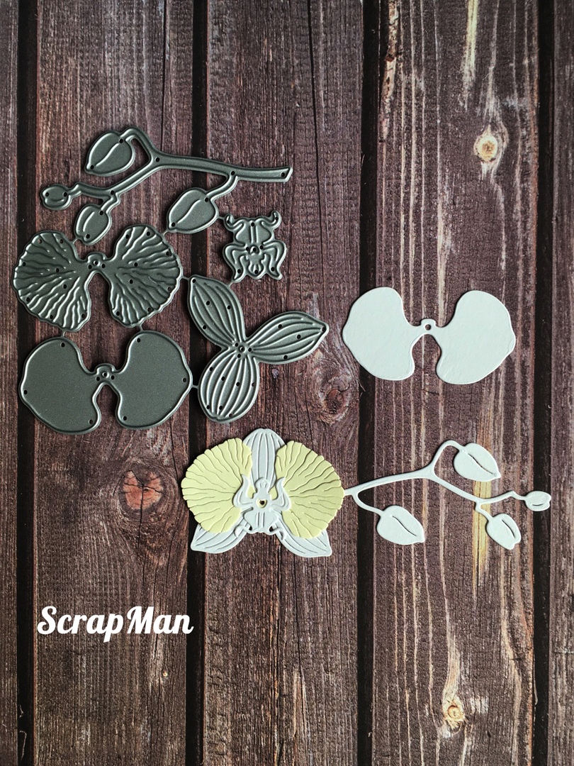 Набор ножей для вырубки "Орхидея Фаленопсис" от ScrapMan