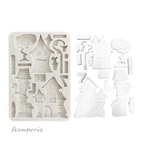 Молд силиконовый Пушистые друзья от Stamperia 