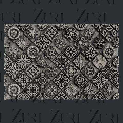Молд силиконовый Марокканский мотив "Moroccan Motif" от ZURI